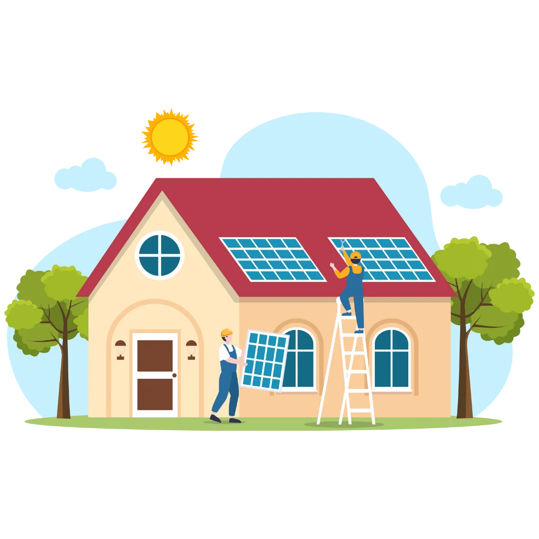 Hanki aurinkopaneelit helposti omakotitaloon killpailuttamalla.